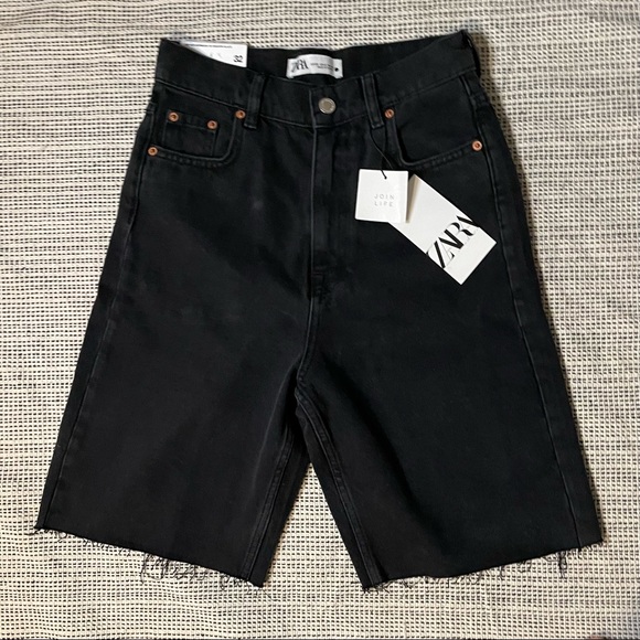 ZARA ZW PREMIUM THE ‘90S BERMUDA SHORTS - Picture 7 of 15